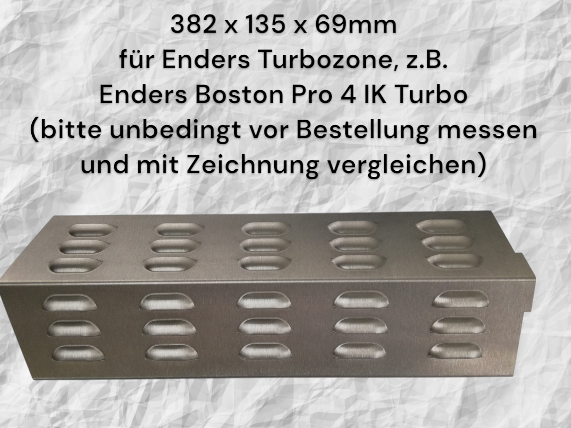 Flammenverteiler #86 - Turbozone 382 x 135 x 69mm (u.A. für Enders Boston Pro 4IK Turbo)