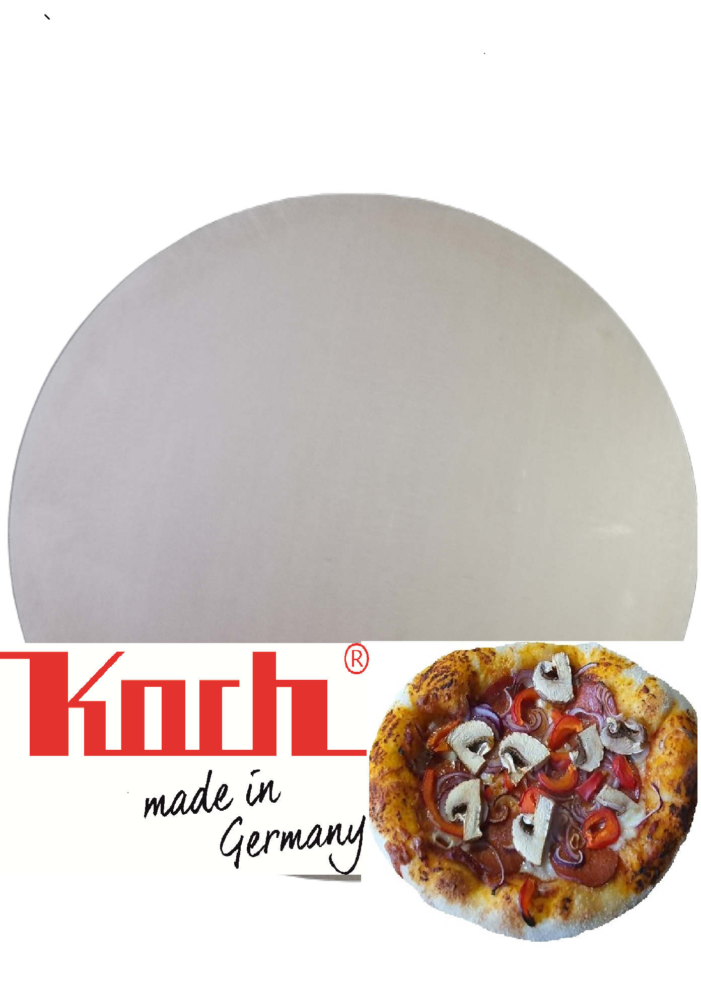Backstahl #63 rund 30cm mit Stofftasche